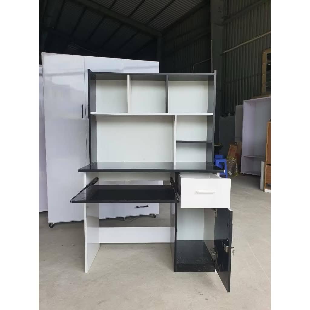 Bàn làm việc liền kệ đa năng Thiên Trường thiết kế theo kích thước thực tế