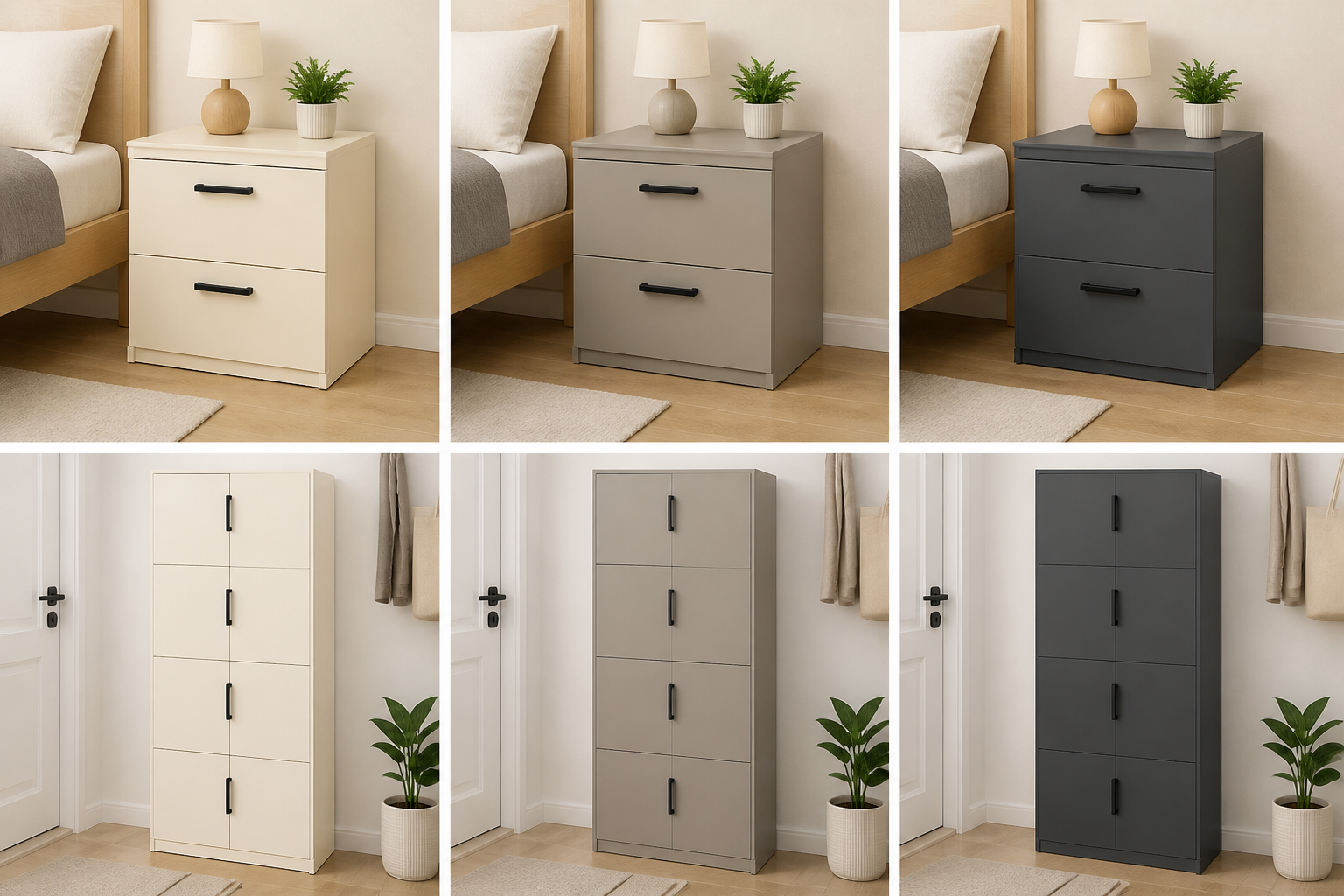 Tủ giày đứng cánh phẳng thiết kế theo kích thước thực tế